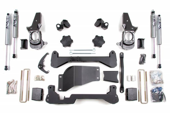 4-1/2" Suspension Lift Kit (Standard Knuckle) (FOX Shocks) - 01-10 Chevy/GMC HD 4WD 192FS