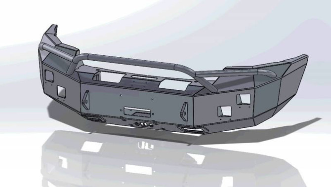 Hammerhead PRE RUNNER WINCH CAPABLE FRONT BUMPER - 2011-2014 SIERRA 2500-3500 600-56-0164 