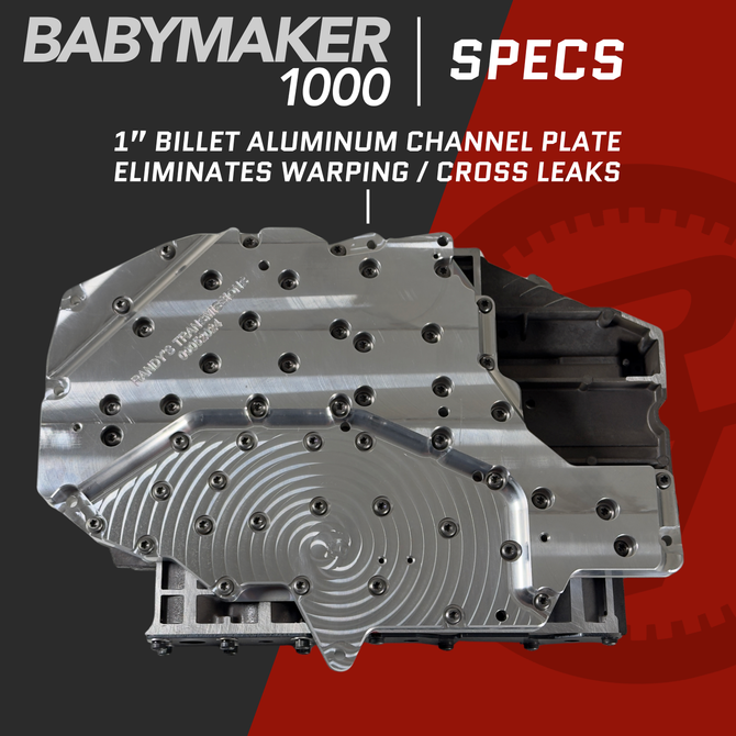 Randy's Transmissions - Babymaker 1000 68RFE Valve Body - 2007.5-2018 Dodge RAM 6.7L Cummins -  68RFE-C100