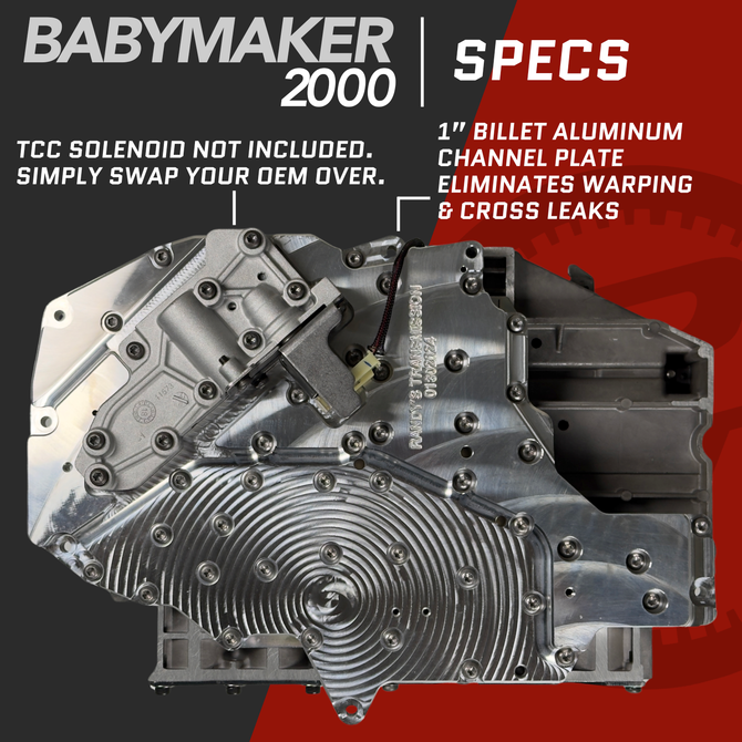 Randy's Transmissions - Babymaker 2000 68RFE Valve Body - 2019+ Dodge RAM 6.7L Cummins - 68RFE-C102