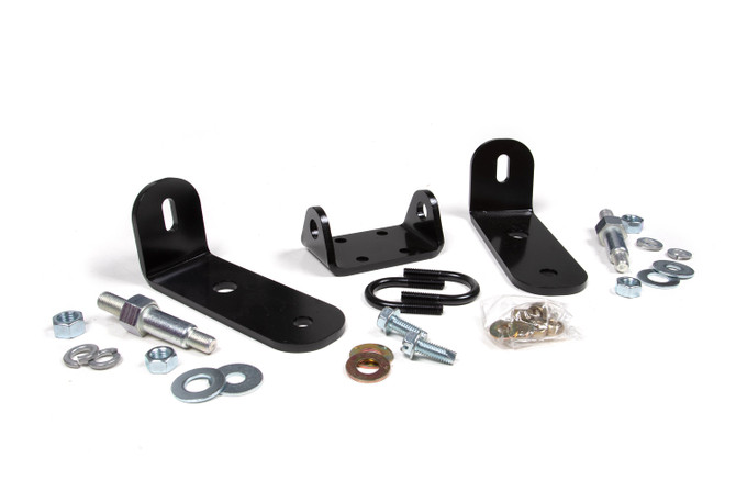 55357 - Dual Steering Stabilizer Mounting Kit - 03-08 Dodge/Ram 2500/3500 Y-Style Steering