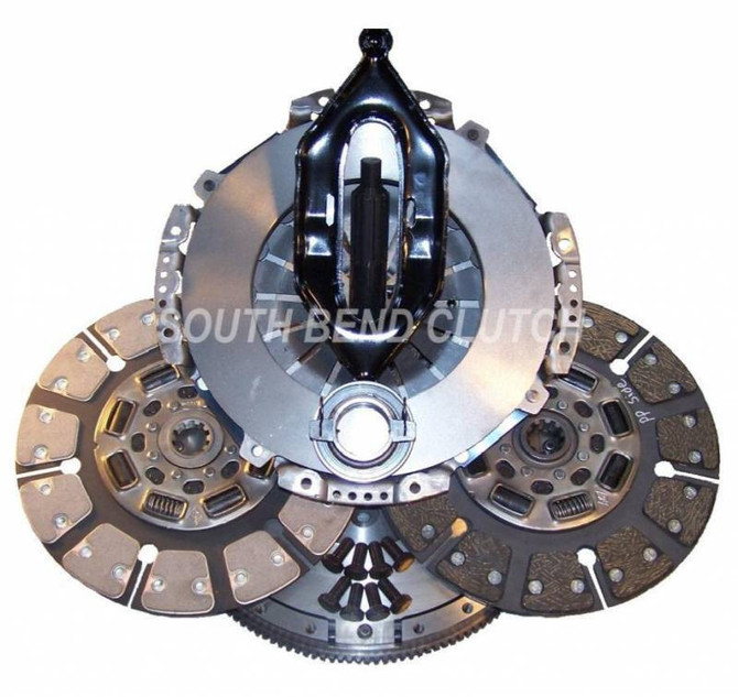  South Bend Clutch 650HP Dual Disc - With Flywheel - 2000.5-2005.5 Dodge 5.9L Cummins SDD3250-6 