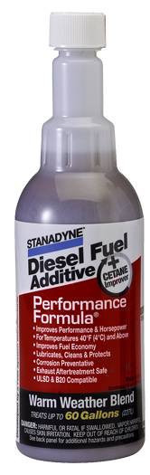 Stanadyne Additives Stanadyne Performance Formula Warm Weather Blend - Case of (24) 8oz One Shots 43568C 