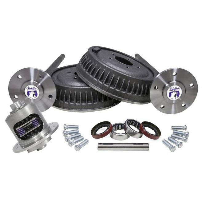 Yukon Gear & Axle Yukon 5 Lug Conversion Kit With Duragrip Positraction For 63-69 GM 12 Bolt Truck YA G6369RACK-YDG-4 