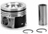 UEM - Dualoy Diesel Pistons DUALOY Piston Kit (0.75MM OVER) - 2003-2004 Ford 6.0L Power Stroke 7203DKT.75MM 