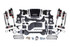 BDS - 5" Lift Kit - High Clearance Crossmembers - FOX 2.5 Performance Elite Shocks - 2020-2024 GM 2500 / 3500 HD 4WD W/ Overload Springs 1824FPE