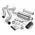 Banks - Monster Exhaust System Single Exit with Black Round Tip  02-05 Chevy 6.6L EC/CCLB 48634-B