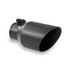 MBRP Black Series - Exhaust Tip - 4 Inch O.D. Dual Wall Angled End 2.5 Inch Inlet 8 Inch Overall Length T5123BLK