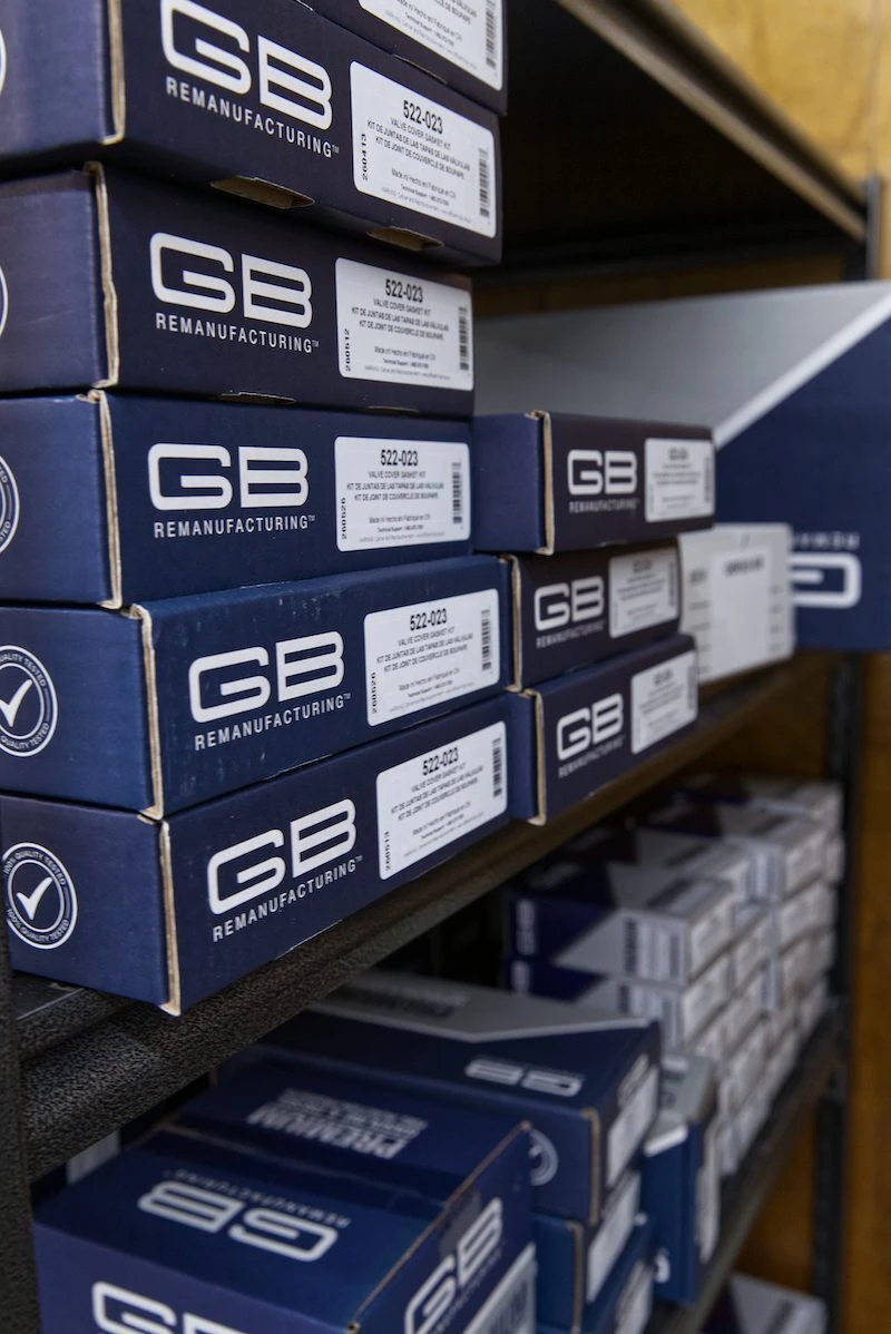 Reman parts stock