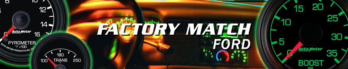 Auto Meter Factory Match Ford Gauges