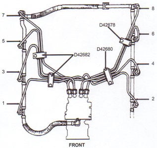 Ford 6.9L 7.3L High Pressure Fuel Injection Lines