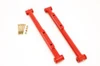 BMR Lower Control Arms - DOM - Non-Adjustable - Polyurethane Bushings - Extended Length - Red (1991 - 1996 B-Body) TCA007R