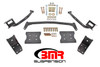 BMR Torque Box Reinforcement Plate Kit - Upper & Lower - Black (1979 - 2004 Mustang) TBR004H