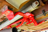 BMR Tunnel Mounted Torque Arm - Red (1993 - 2002 F-Body LT Headers No DSL) TA014R