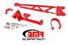 BMR Tunnel Mounted Torque Arm Red (1993-2002 F-Body Stock Exhaust DSL) TA011R
