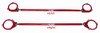 BMR Strut Tower Brace Package - Red (1996 - 2006 W-Body) STP001R