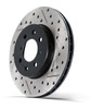StopTech 2015-2023 Mustang non-Brembo Slotted & Drilled Sport Brake Rotor Front Left 127.61114L