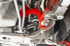 BMR Motor Mount Kit w/Integrated Stands - Polyurethane Bushings - Red (2016 - 2024 Camaro / 2015 - 2019 CTS-V) MM010R