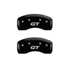 MGP Caliper Covers Mustang & GT SN95 Logo Black Finish Silver Characters (97-98 Mustang GT) 10224SMG1BK