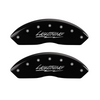 MGP Caliper Covers Lightning Logo Black Finish Silver Characters (99-04 Lightning) 10021SLTGBK