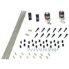 Nitrous Outlet Dry Dual Stage 6 Cylinder 2 Solenoids Forward Plumbers Kit w/Distribution Block 00-10383-SBT-DS