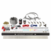 Nitrous Outlet 6 Cylinder 2 Solenoid Direct Port System With Single Injection Rail and 90 Degree Nozzles Low Fuel Pressure Alcohol 00-10398-ALC-R