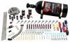 Nitrous Outlet 6 Cylinder 4 Solenoid Dual Stage Direct Port System With Distribution Blocks and Straight Blow Through Nozzles High Fuel Pressure E85 00-10399-E85-SBT-DS