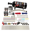 Nitrous Outlet 8 Cylinder Dual Stage Direct Port Nitrous System - .112 Nitrous/.177 Fuel Solenoids - E85 Straight Blow Through Nozzles 00-10434-E85-L-SBT-DS