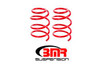 BMR 1.5" Lowering Springs - Front - Handling - Red (2005 - 2014 Mustang GT) SP066R