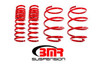 BMR Lowering Spring Set - Performance - 0.75"Front/1" Rear - Red (2016 - 2024 Camaro V8) SP041R