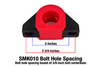 BMR Billet Aluminum Sway Bar Mount - 1.375" Polyurethane Bushing (Universal) SMK010