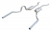 Pypes 2.5" Crossmember Back NO Crossover Pipe or Mufflers (1970 - 1971 Pontiac GTO) - SGA29
