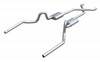 Pypes 3" Crossmember Back Exhaust w/ X-Pipe NO MUFFLERS 304SS (1964 - 1972 A-Body) - SGA13SS