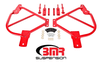 BMR Subframe Connectors - Bolt-On - Red (2010 - 2015 Camaro) SFC015R