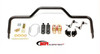 BMR Rear Sway Bar Kit Pro-Touring Adj Hollow 1.125" Black (64-72 A-Body) SB035H