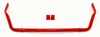 BMR Sway Bar Kit - Front - Hollow 35mm - 3-hole Adjustable - Red (2005 - 2014 Mustang / 2007 - 2014 Shelby GT500) SB022R