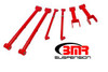 BMR Rear Suspension Kit - Non-Adjustable - Polyurethane - Red (1968 - 1972 A-Body) RSK017R