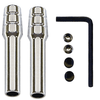 UPR Products Slimline Locking Door Pins Polished (90-14 Mustang) 1001-02