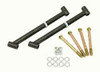 BMR Control Arm Reinforcement Braces - Black (1964 - 1967 A-Body) RB001H