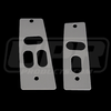 UPR Products Hardtop Window Switch Plates Stainless Steel Polished (87-93 Mustang) 1037-87-10