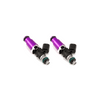 Injector Dynamics ID1050-XDS Purple Adaptor Fuel Injectors (Set of 2)