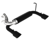 MBRP Armor BLK 2.5" Axleback Exhaust Race Profile Dual Rear Exit (2007 - 2018 Wrangler JK / Rubicon) S5528BLK