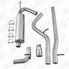 MBRP 07-11 Wrangler JK 4DR Installer Series Catback Exhaust Aluminized S5502AL