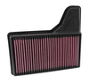 K&N Air Filter Replacement Red (2015-2023 Mustang S550) 33-5029