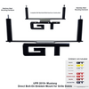 UPR Products Front GT Emblem Mounting Bracket Triple Yellow (2015-2023 Mustang) 3671-24