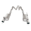 Stainless Works Catback Exhaust S-Tube Factory Connect (2007 - 2010 Shelby GT500) M08GTL