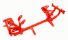 BMR K-Member - LS1 Motor Mounts - Pinto Rack Mounts - Red (1998 - 2002 LS1 F-Body Turbo) KM013-1R