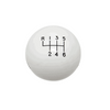 Hurst Shift Knob White 6 Speed (2015-2024 Mustang) 1630225