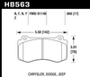 Hawk Performance Front Brake Pad HPS 5.0 (06-15 Charger/08-15 Challenger) HB563B.656