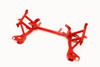 BMR K-Member - LS1 Motor Mounts - Pinto Rack Mounts - Red (1998 - 2002 LS1 F-Body) KM003-1R